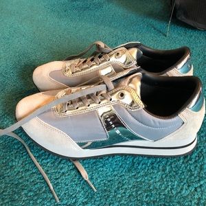 Tommy Hilfiger silver sneakers